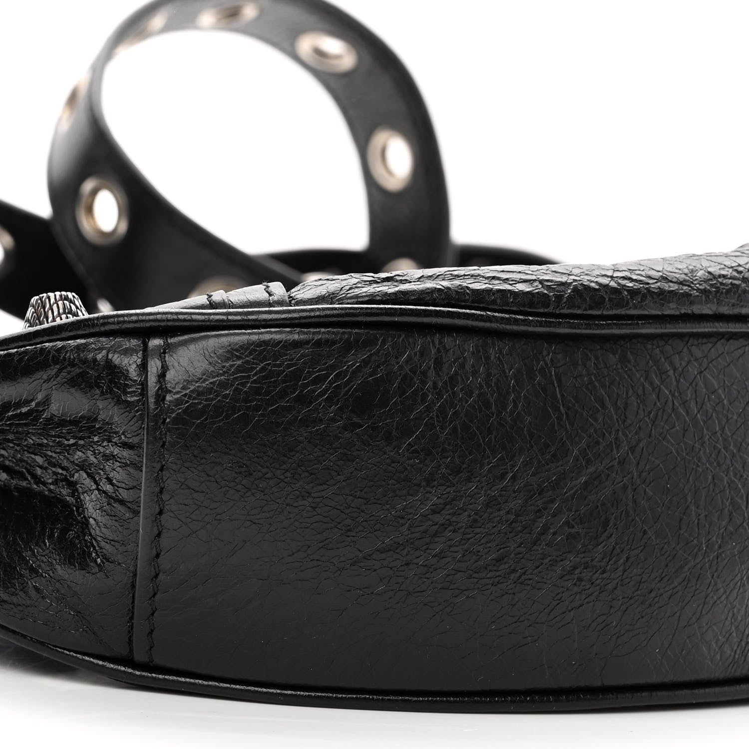 Balenciaga Agneau Arena Le Cagole Shoulder Bag XS Black 9 of 10