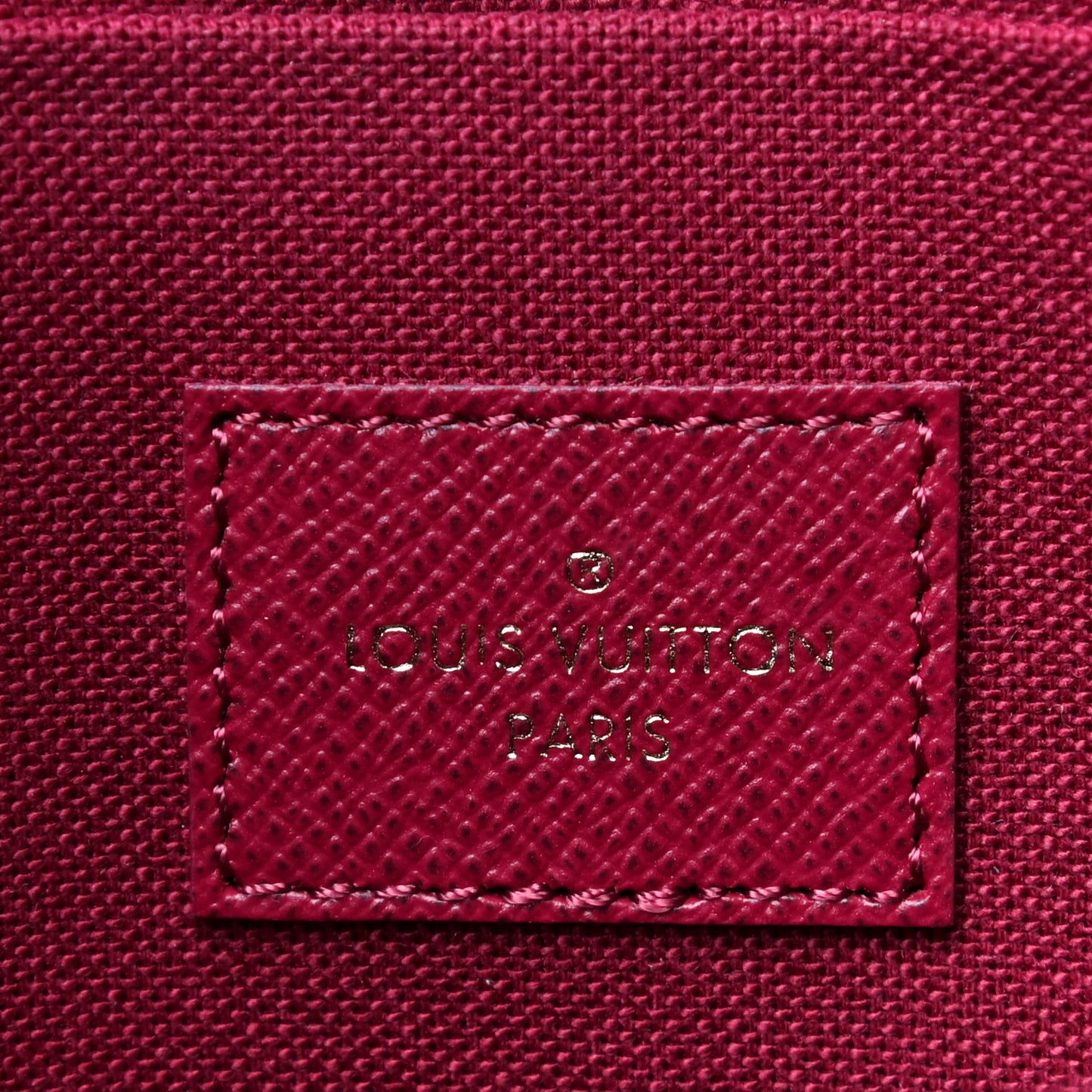 Monogram Pochette Felicie Chain Wallet Fuchsia