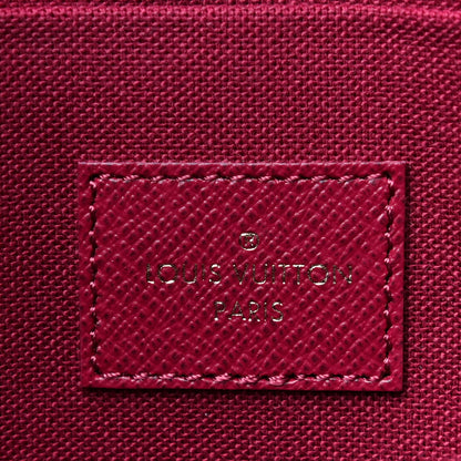 Louis Vuitton Monogram Pochette Felicie Chain Wallet Fuchsia 6 of 15