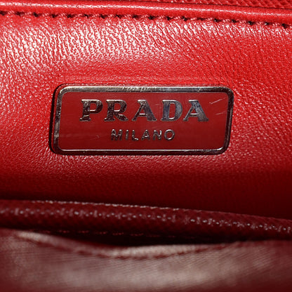 Prada Saffiano Print Makeup Face Tote Alabastro Fuoco 6 of 9