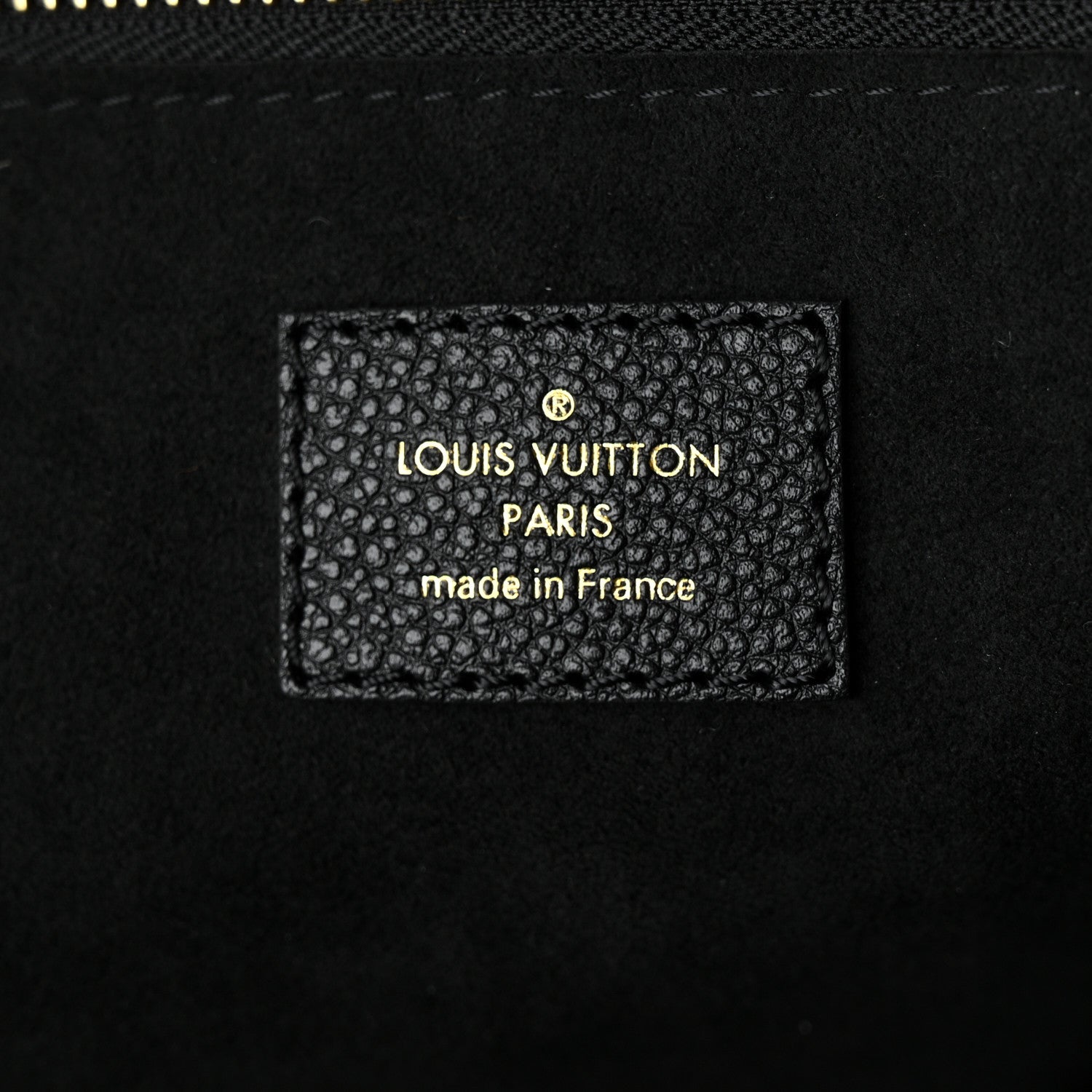 Louis Vuitton Empreinte Monogram Giant Neverfull MM Black Beige 6 of 9