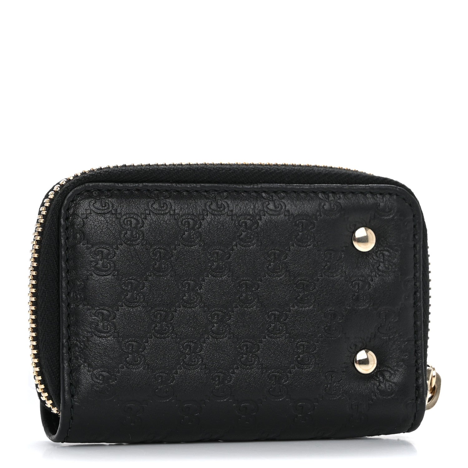 Gucci Microguccissima Zip Around Key Case  Black 3 of 9