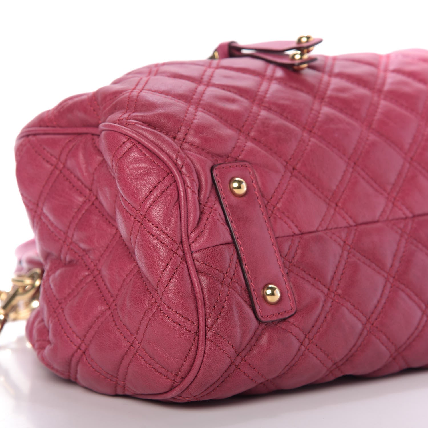 Marc Jacobs Lambskin Quilted Stam Fuchsia 7 of 10