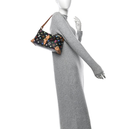 Louis Vuitton Monogram Multicolor Eliza Black 2 of 10