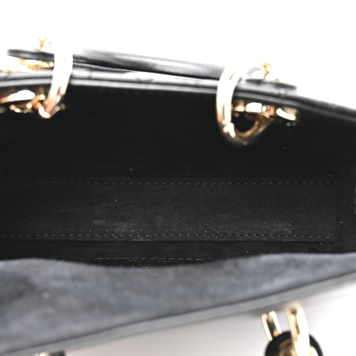 Christian Dior Lambskin Cannage Micro Lady D-Joy Black 5 of 10