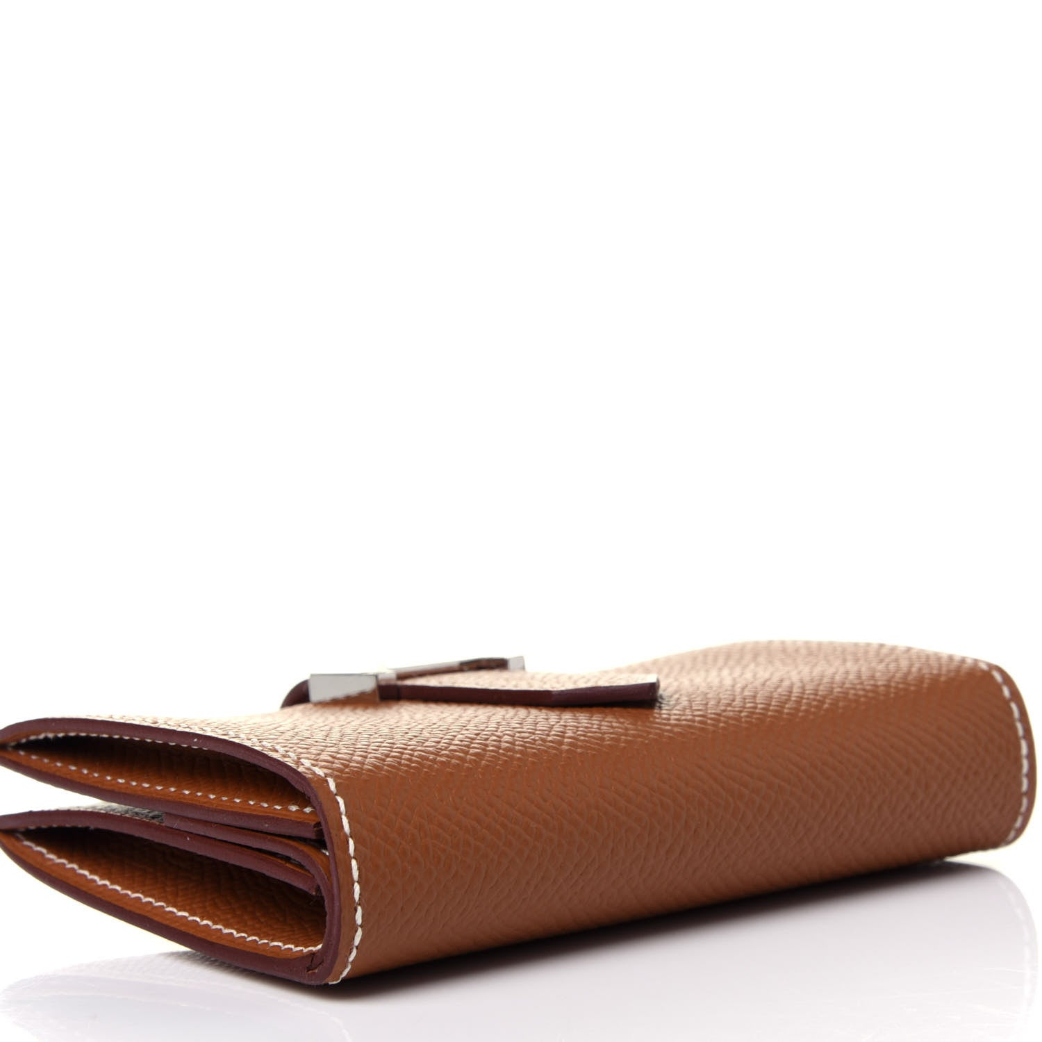 Hermes Epsom Mini Bearn Wallet Gold 3 of 4