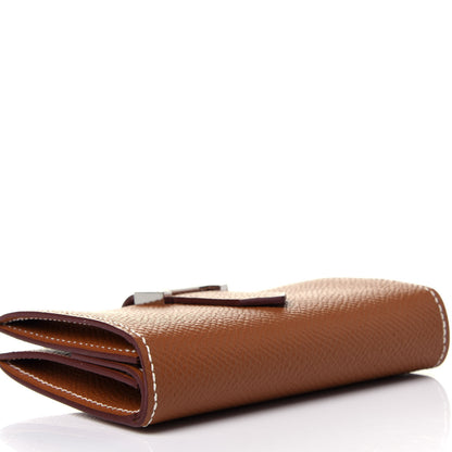 Hermes Epsom Mini Bearn Wallet Gold 3 of 4