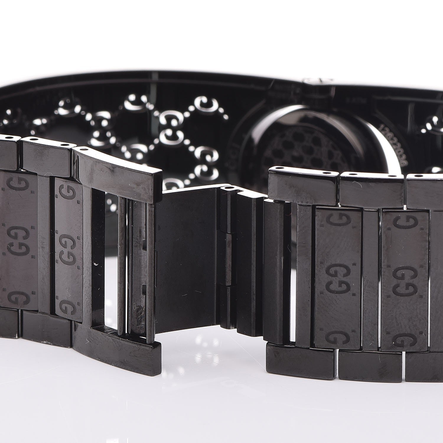 Gucci PVD Stainless Steel 23mm Twirl Quartz Watch Black 7 of 8