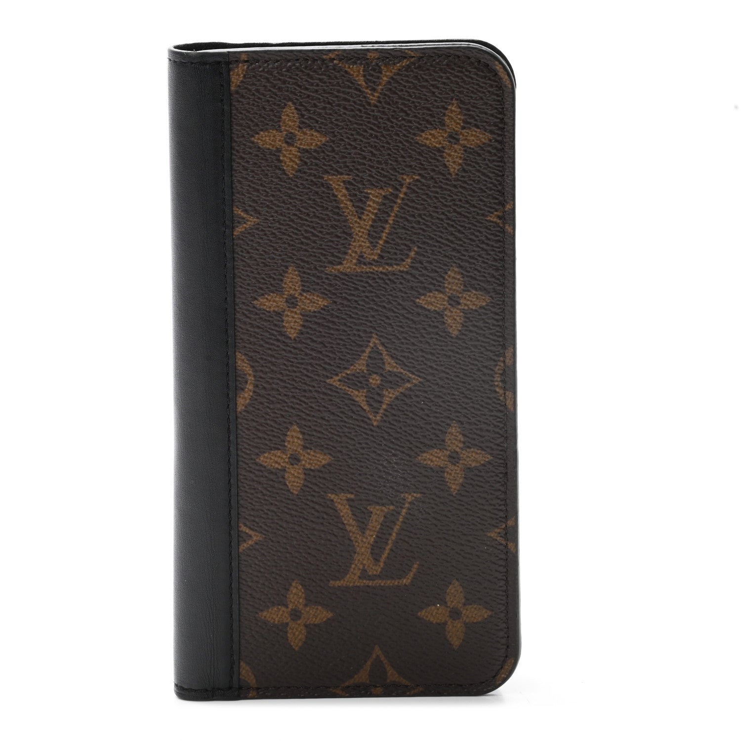 Louis Vuitton Monogram iPhone XS Max Folio Case Black 1 of 8