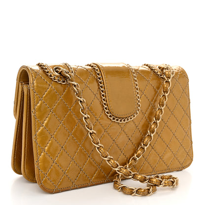 Chanel Patent Medium Madison Flap Gold 3 of 13