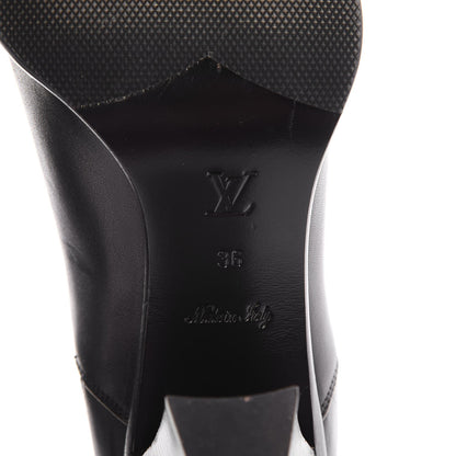 Louis Vuitton Calfskin Loyalty Ankle Boots 36 Black 8 of 10