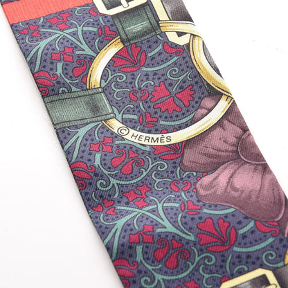 Hermes Silk Grand Manege Twilly 4 of 4