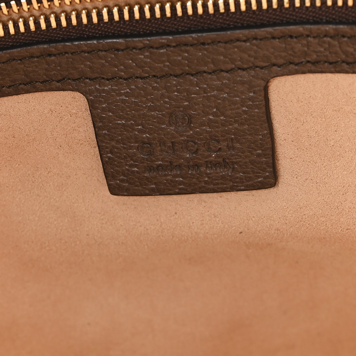 GG Supreme Monogram Medium Ophidia Shopping Tote Brown