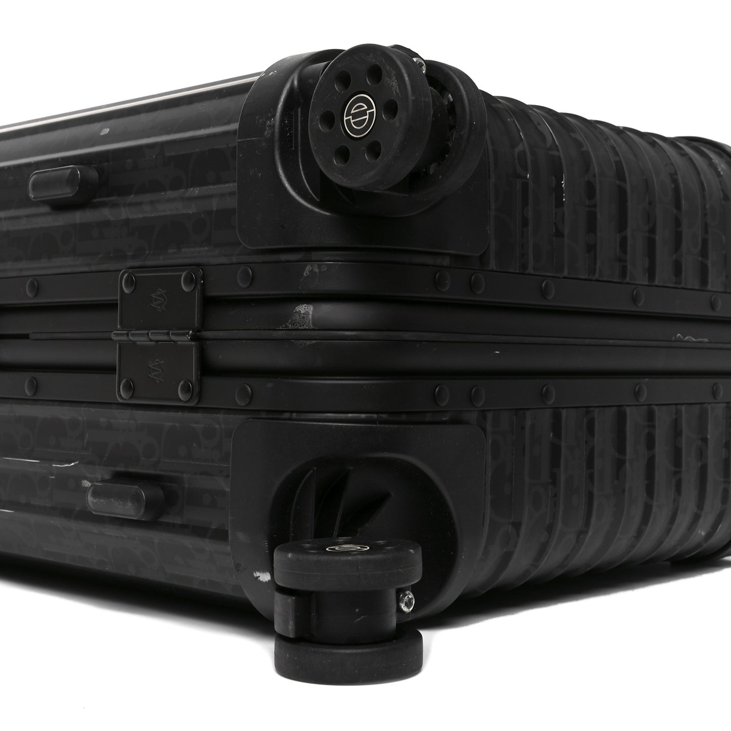 X RIMOWA Aluminum Gradient Original Cabin Luggage Black