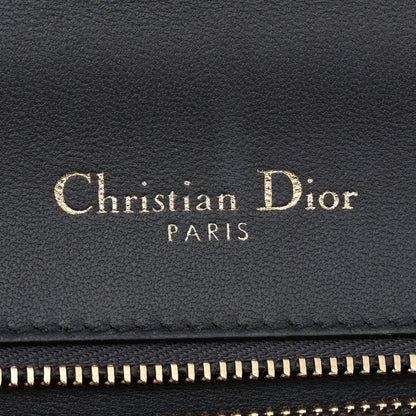 Christian Dior Metallic Patent Micro-Cannage Small Diorama Flap Bag Silver 6 of 10