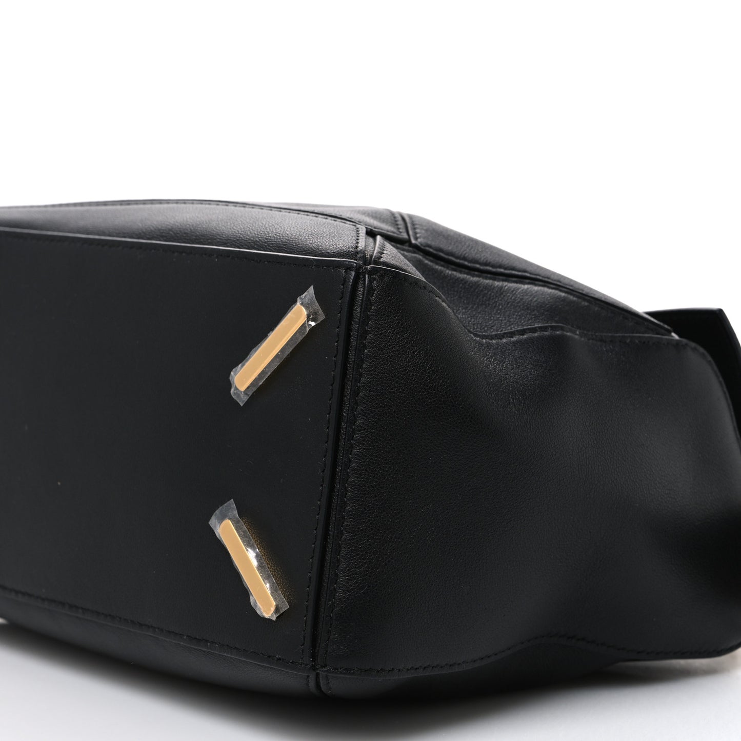 Nappa Lambskin Small Featherlight Puzzle Bag Black
