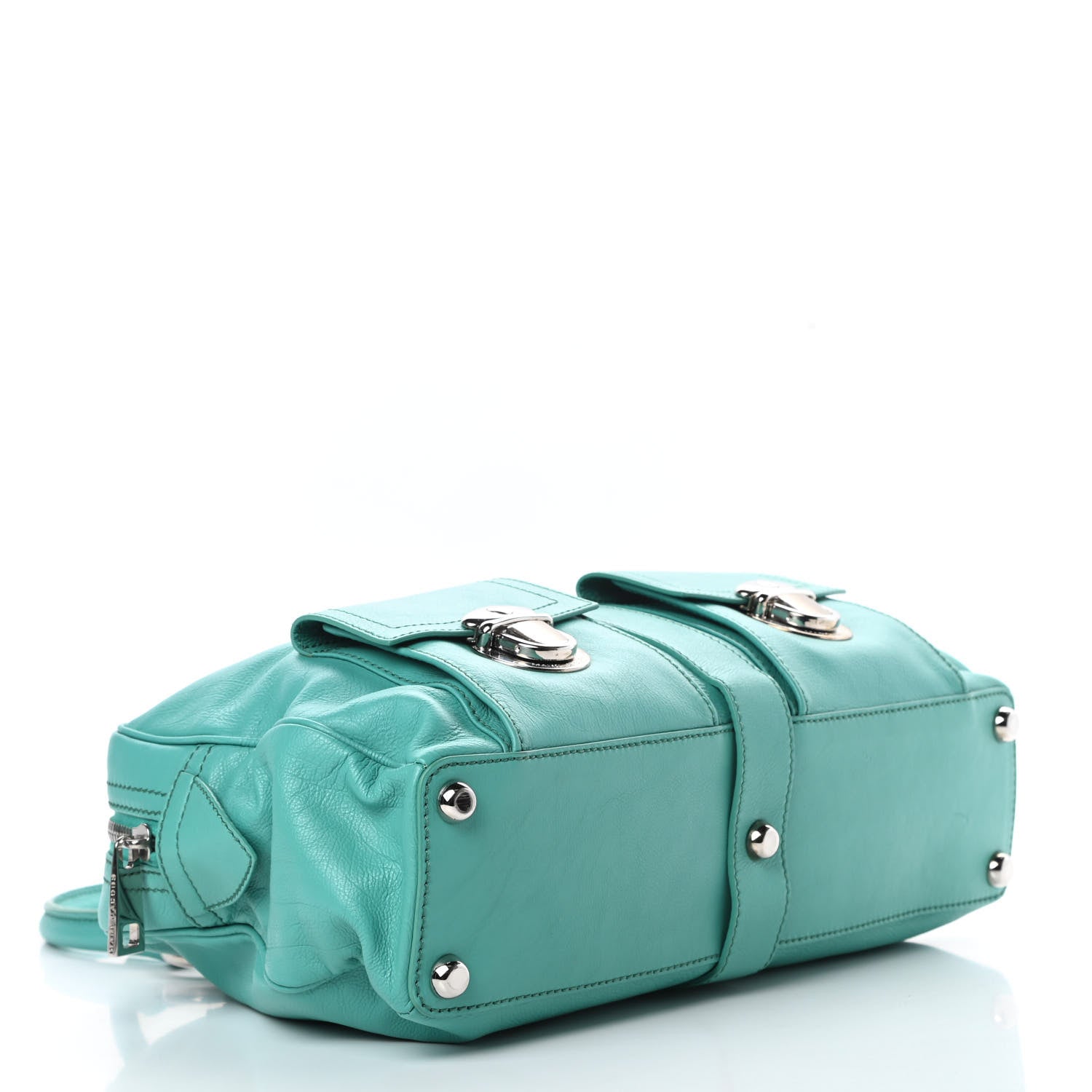 Marc Jacobs Calfskin Venetia Satchel Spearmint 4 of 12