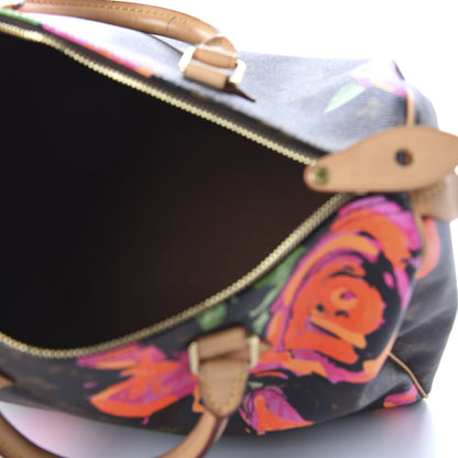 Louis Vuitton Monogram Roses Speedy 30 5 of 10