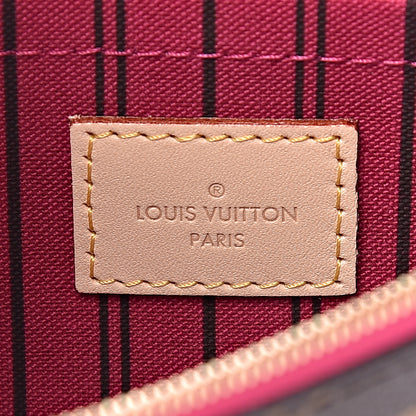 Louis Vuitton Monogram Neverfull MM GM Pochette Pivoine 6 of 9