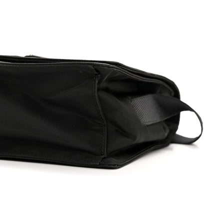 Prada Nylon Flap Messenger Bag Black 9 of 13