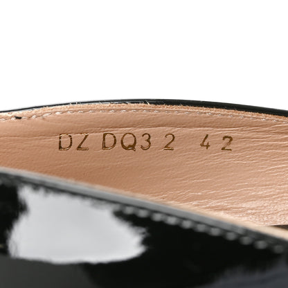 Valentino Garavani Patent Tan-Go 55/155mm Platform Sandals 42 Black 9 of 10