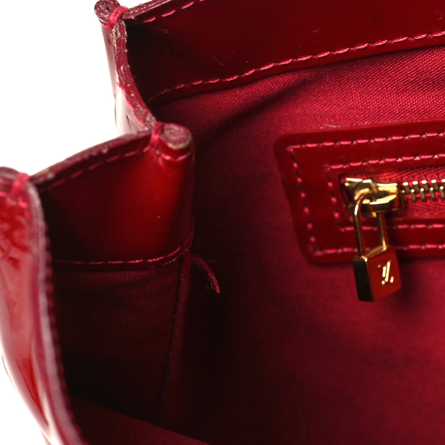Louis Vuitton Vernis Wilshire PM Pomme D'Amour 13 of 13