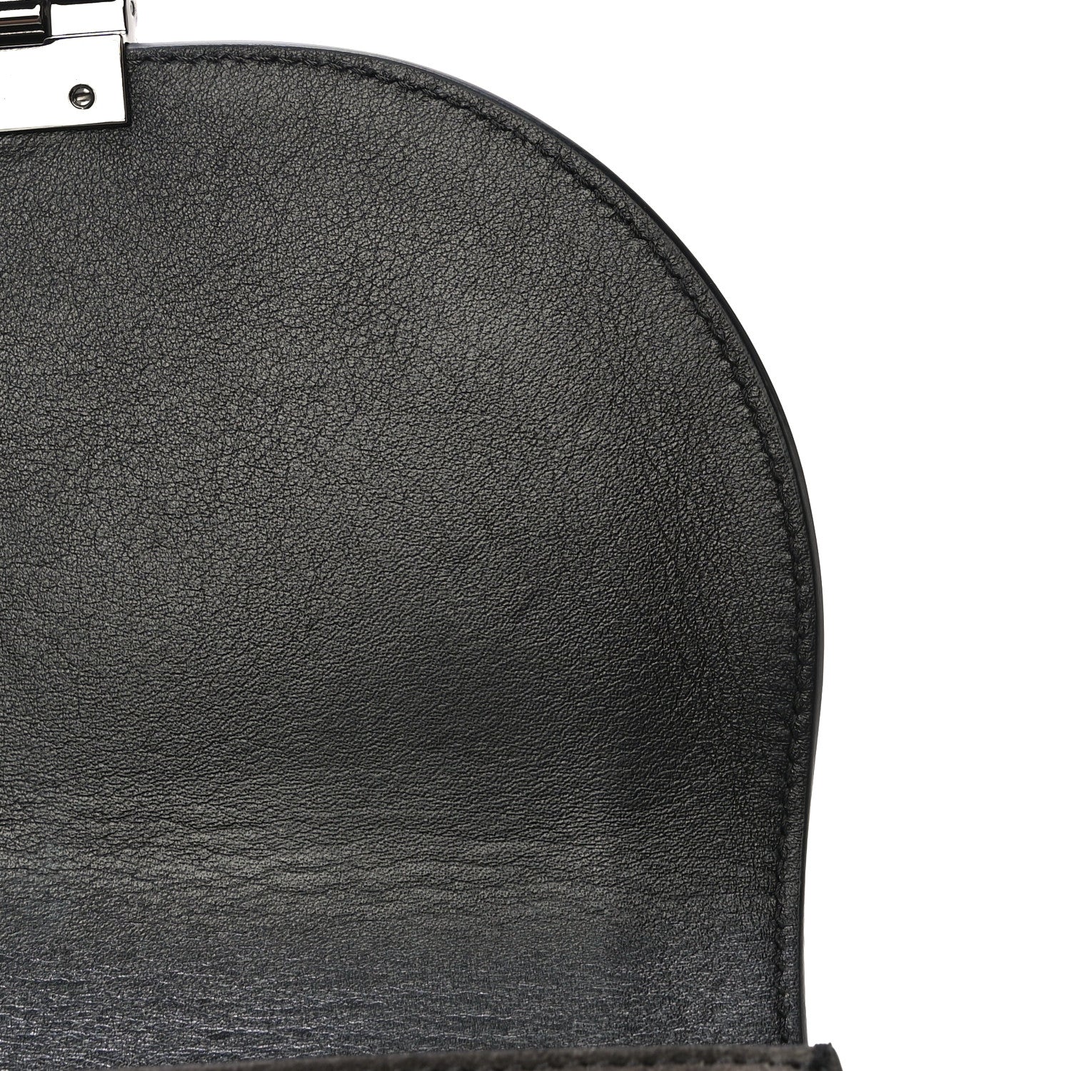MCM Suede Calfskin Trisha Small Shoulder Bag Black 12 of 16