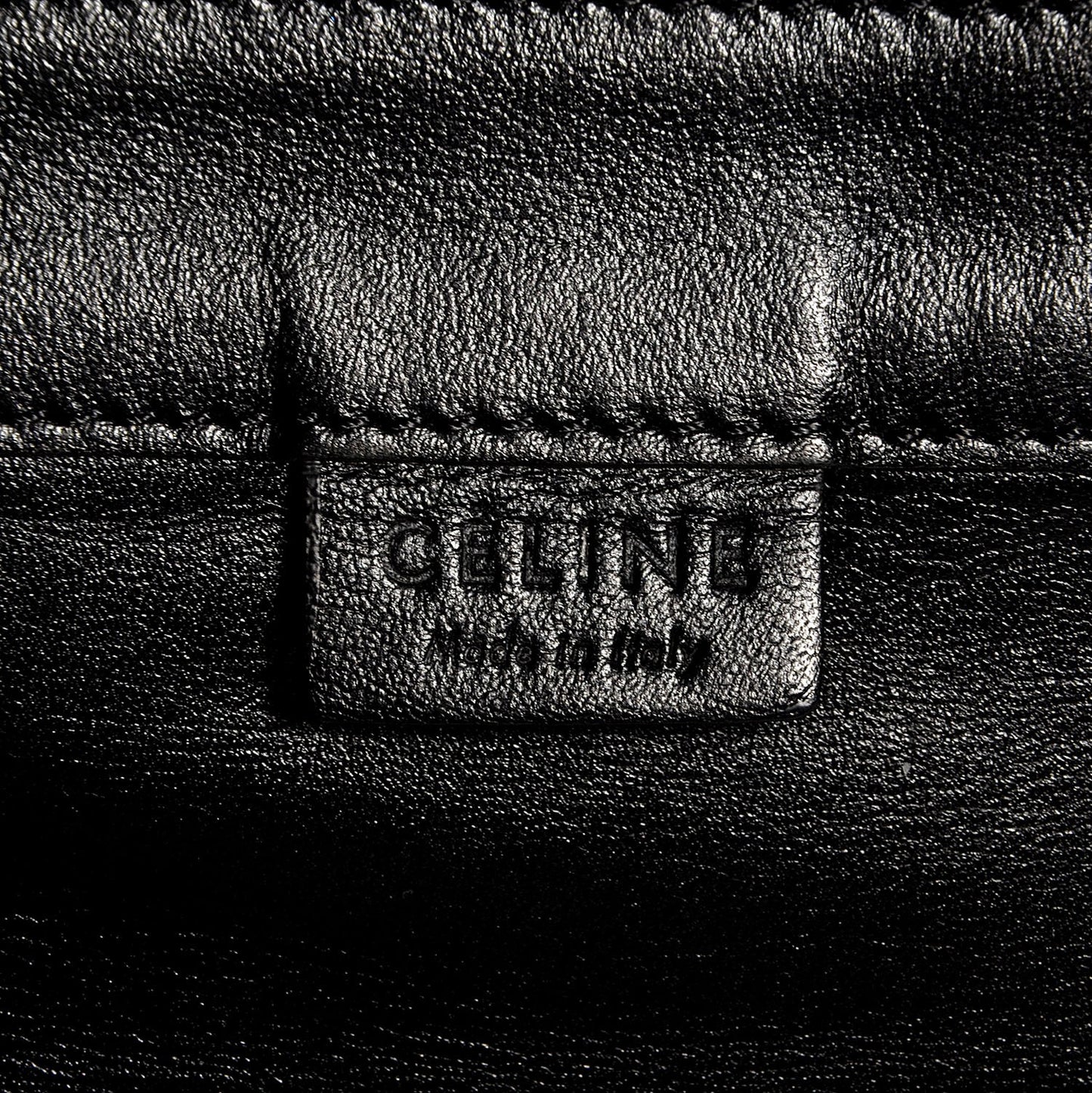 Lambskin Horizontal Cabas Black