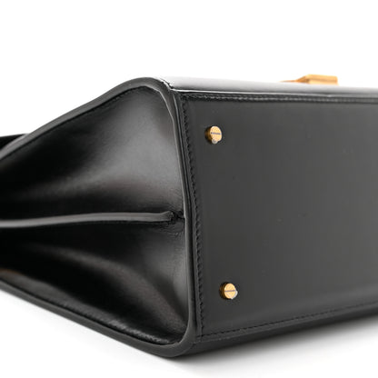 Saint Laurent SAINT LAURENT Smooth Calfskin Medium Classic Monogram Cassandra Top Handle Black Rouge Legion 8 of 9