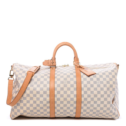 Louis Vuitton Damier Azur Keepall Bandouliere 55 1 of 12