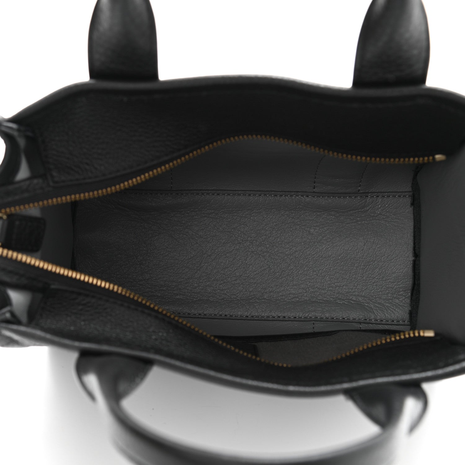 Marc Jacobs Grained Calfskin Small The Tote Bag Black 7 of 23
