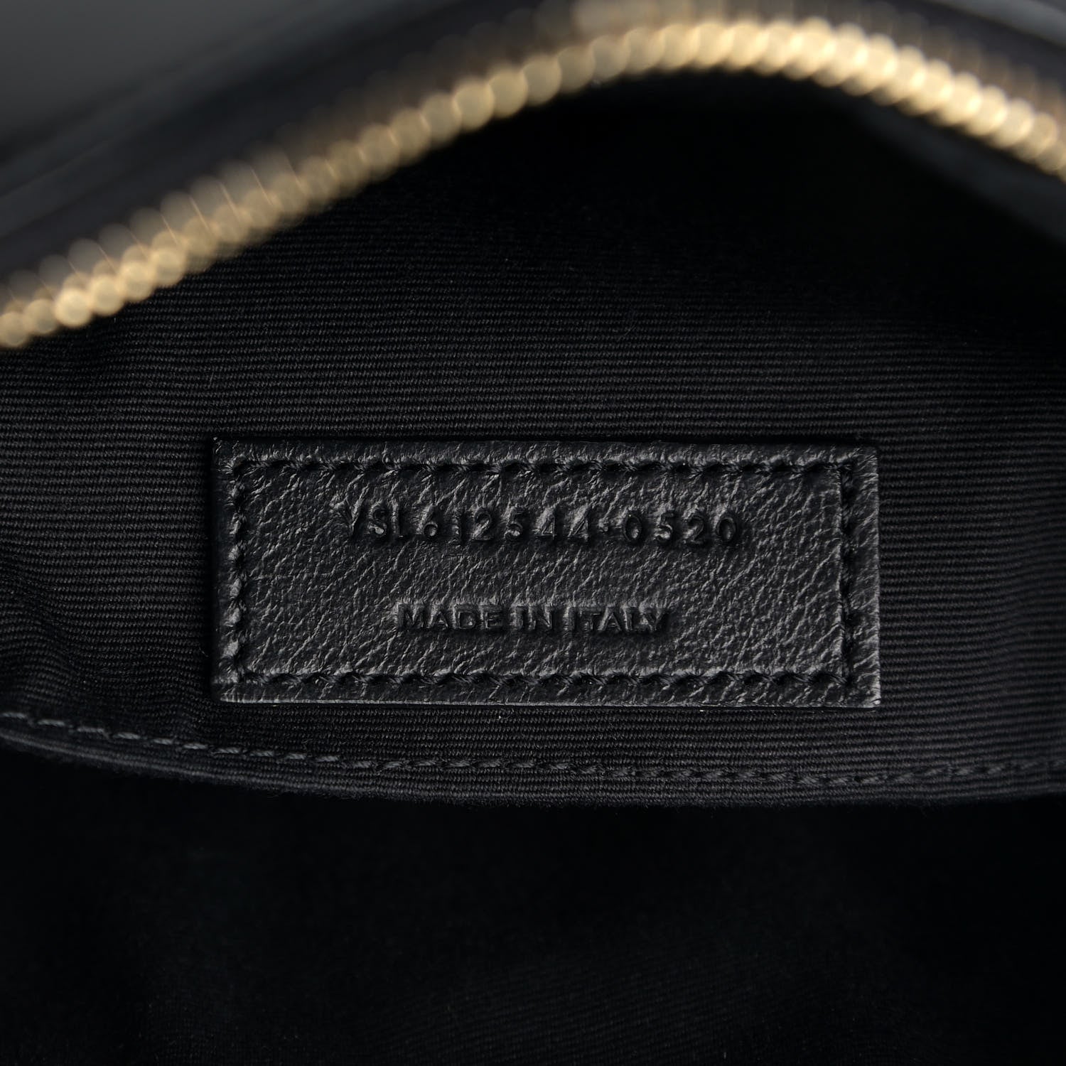 Saint Laurent Calfskin Matelasse Monogram Lou Camera Bag Black 7 of 11