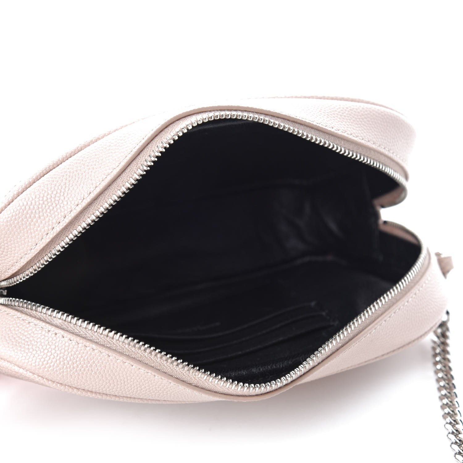 Saint Laurent Grain De Poudre Matelasse Monogram Mini Lou Camera Bag Marble Pink 5 of 10