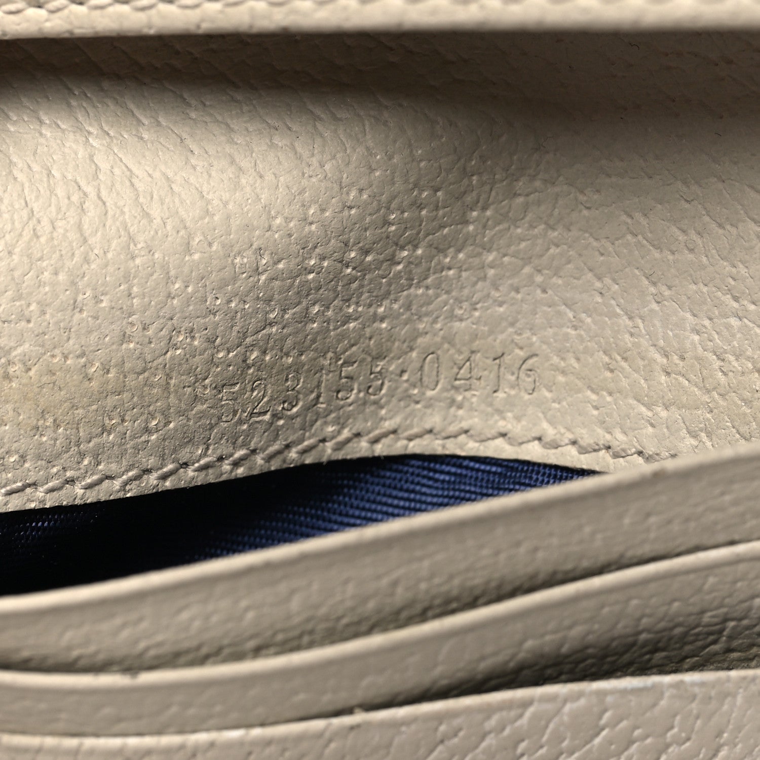 Gucci Textured Calfskin Web Ophidia Card Case Mystic White 8 of 9