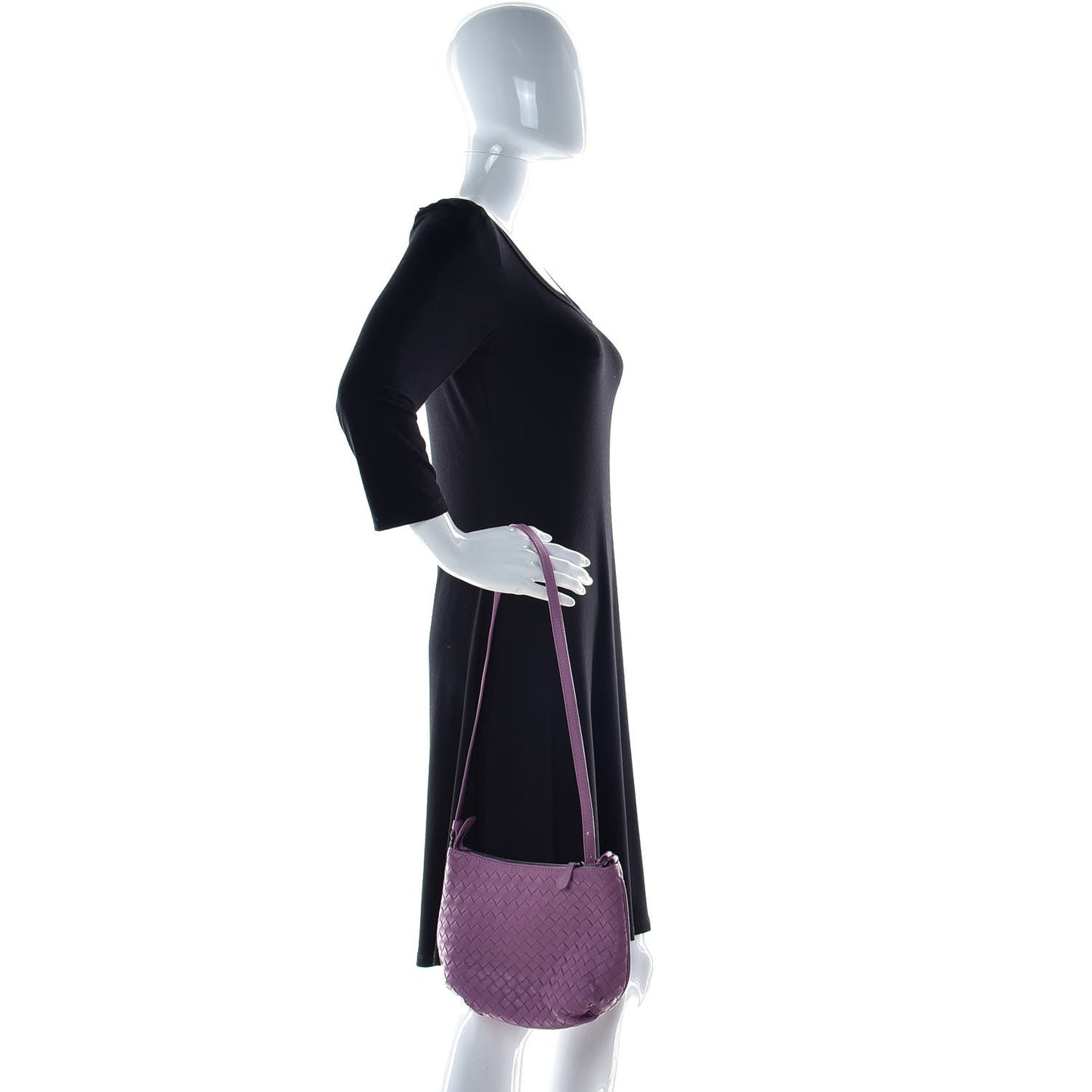 Nappa Intrecciato Crossbody Twilight