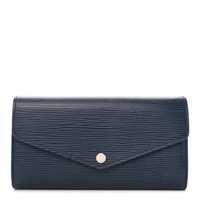 Louis Vuitton Epi Sarah Wallet NM Blue Celeste 1 of 6