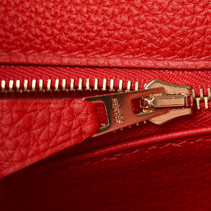 Hermes Togo Kelly Retourne 28 Rouge De Coeur 29 of 41