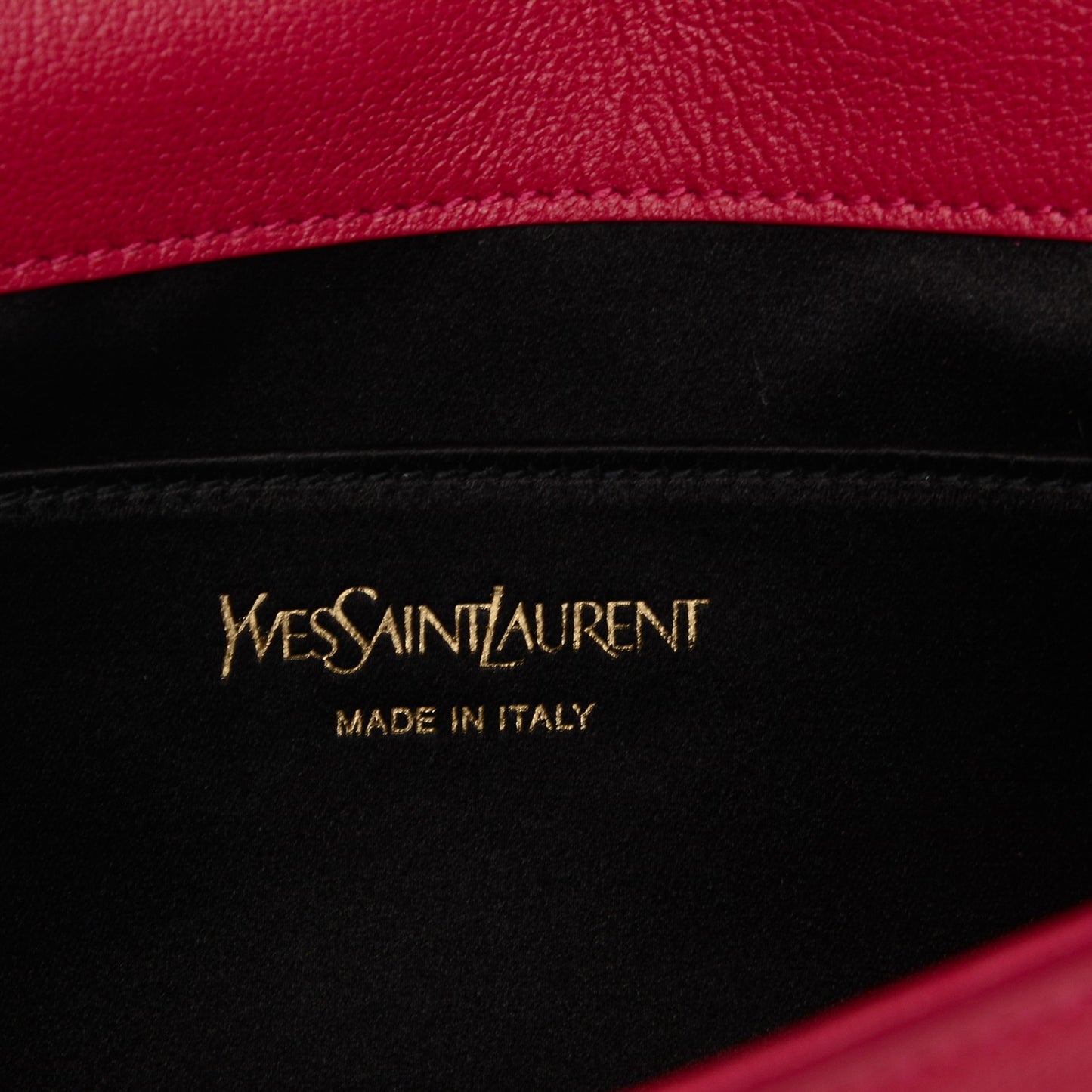 Calfskin Monogram Belle De Jour Clutch Fuchsia