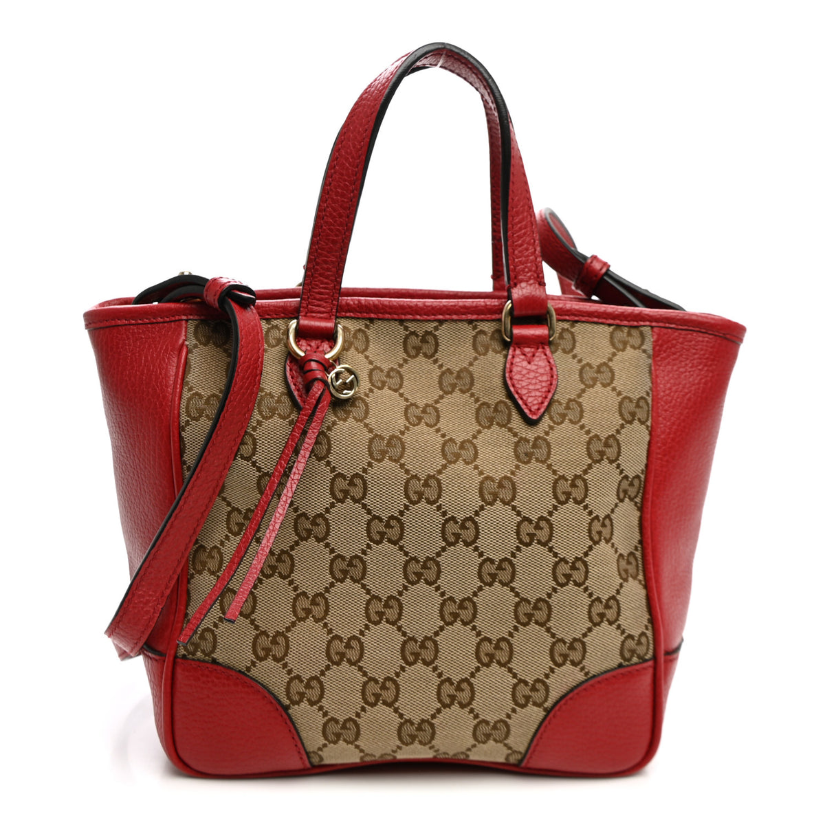 Gucci Monogram Small Bree Tote Red 1 of 11