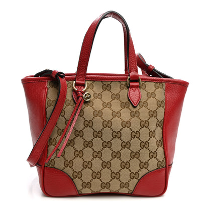 Gucci Monogram Small Bree Tote Red 1 of 11