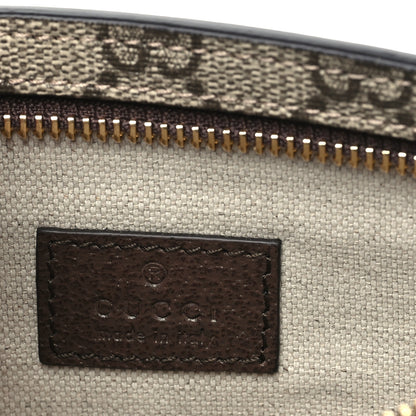 Gucci GG Supreme Monogram Textured Dollar Calfskin Blondie Belt Bag Beige Ebony New Acero 6 of 9