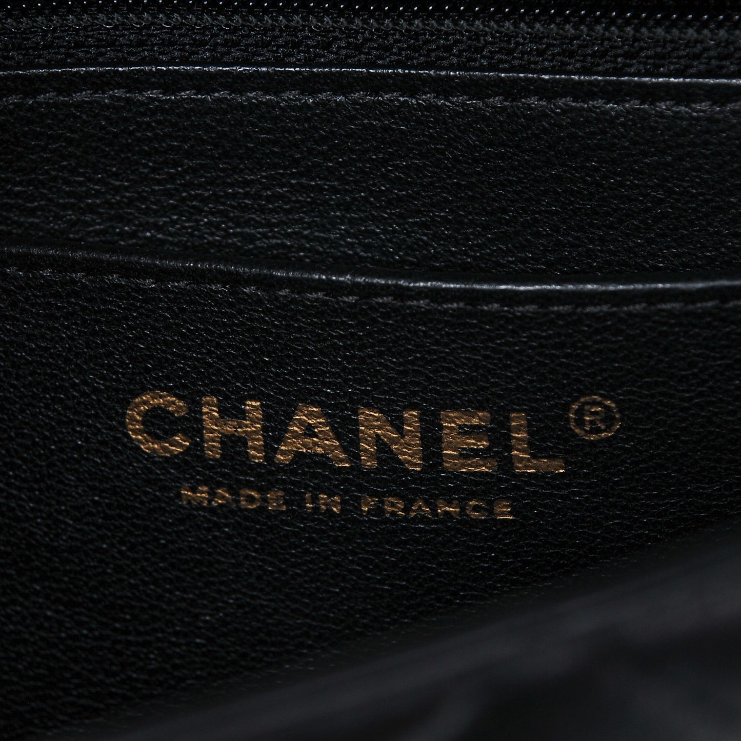 Lambskin Quilted Mini Rectangular Flap Black