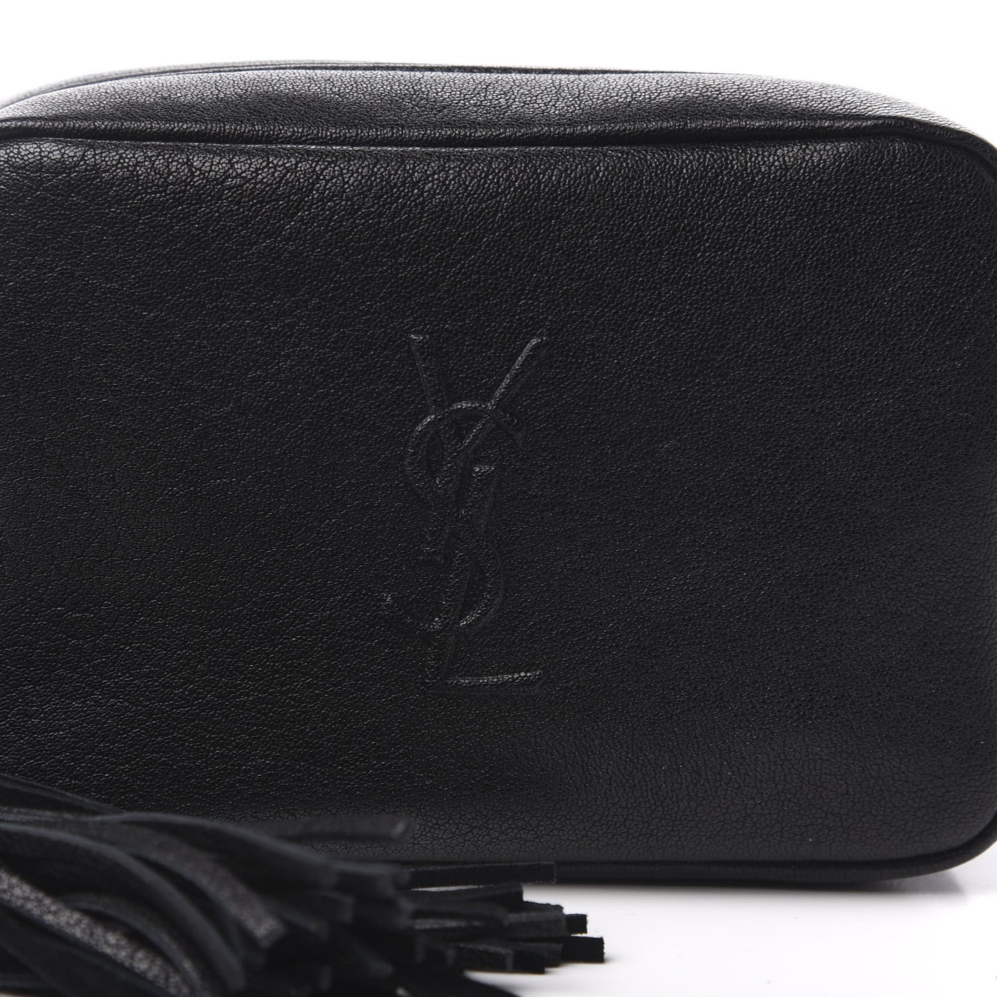 Lambskin Monogram Lou Belt Bag Black
