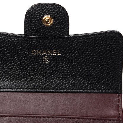 Chanel Caviar Quilted Compact Flap Wallet Black 5 of 10