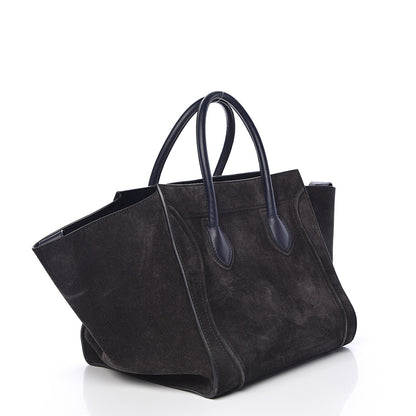 Celine Suede Medium Phantom Luggage Anthracite 3 of 22