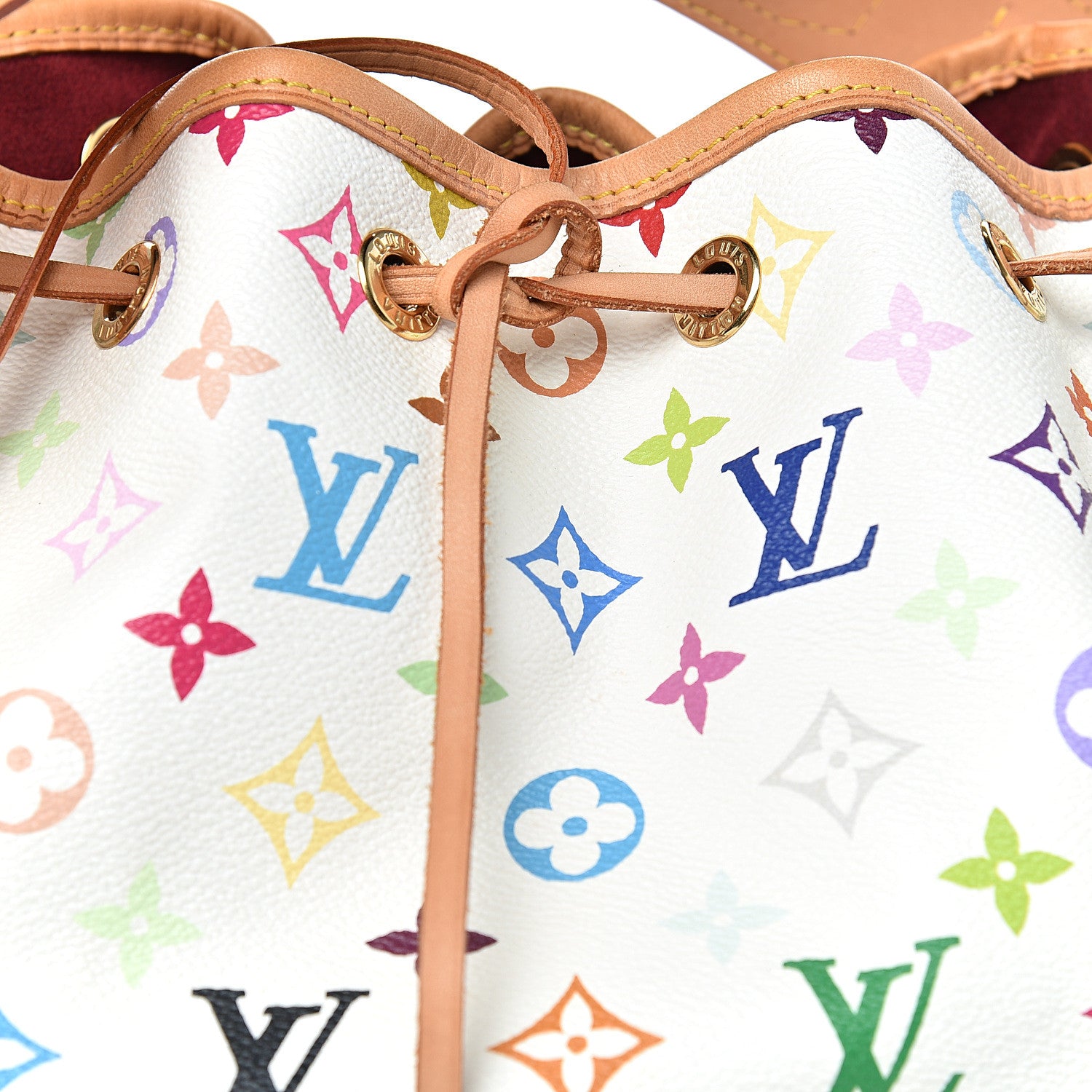 Louis Vuitton Monogram Multicolor Petit Noe White 8 of 16