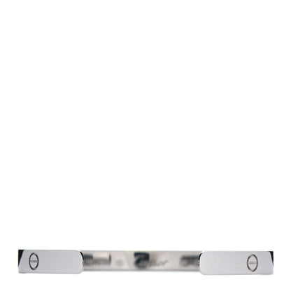 Cartier 18K White Gold LOVE Cuff Bracelet 19 3 of 4