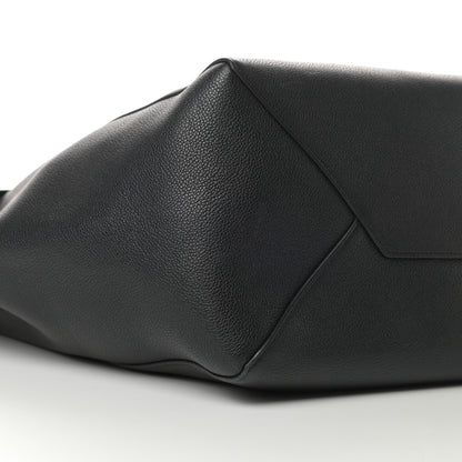 Celine Soft Grained Calfskin Small Belt Cabas Phantom Black 9 of 11