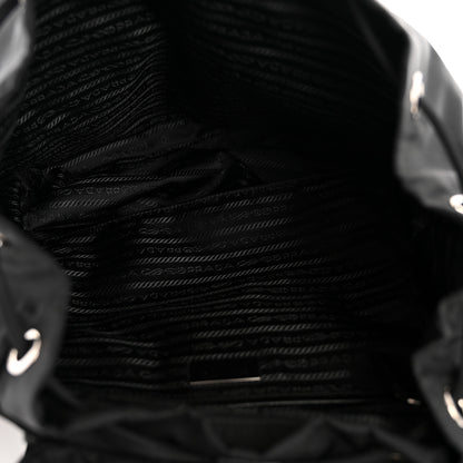 Prada Re-Nylon Vela Saffiano Medium Backpack Black 5 of 13