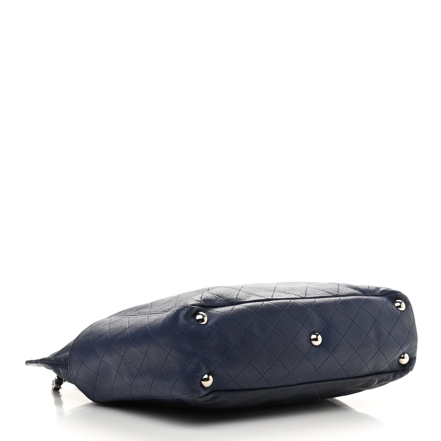 Caviar Stitched Large CC Pocket Hobo Navy